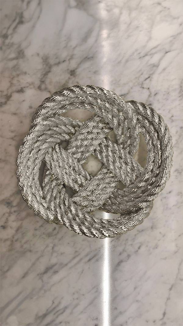 Knotted Bowl zilver - Afbeelding 4
