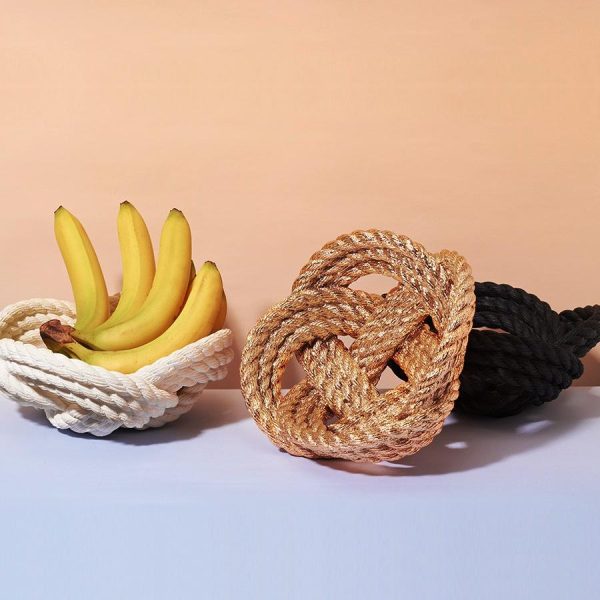 Geknoopte touw schaal goud - Afbeelding 7