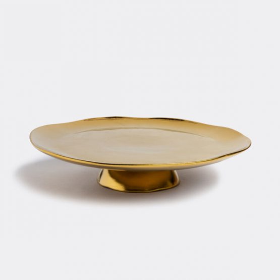 cake stand gold