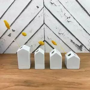 Huisjes vaasjes set