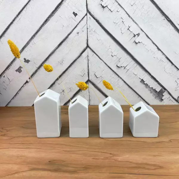 Huisjes vaasjes set