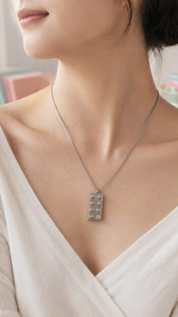 Sterling Silver Lego Chain; FunFetti.shop