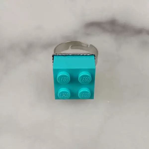 LEGO ring 4 licht blauw