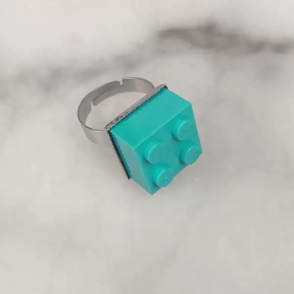 LEGO ring 4 licht blauw