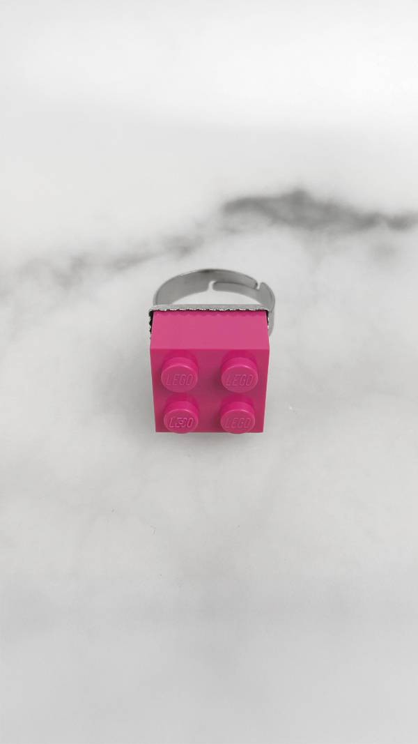 Lego-Ring hellrosa; FunFetti.shop