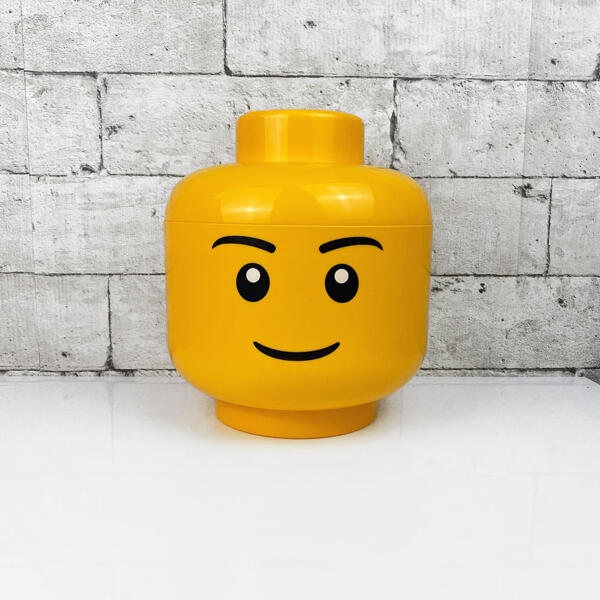 Geschatte Bespreken Goodwill Lego opberghoofd boy groot ,organiseren en opruimen met je hoofd erbij!