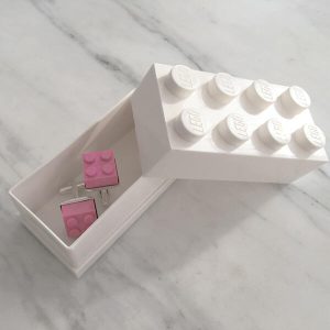 lego sieraden doosje wit