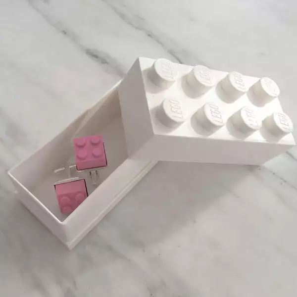 lego sieraden doosje wit