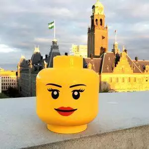 lego storagehead girl large