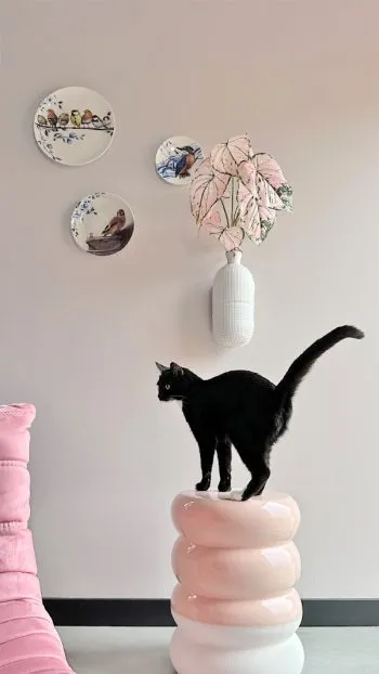 Heinen Delftsblauw -wandbord IJsvogel - FunFetti