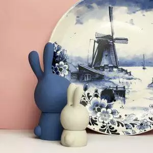 wandbord delfts blauw molen