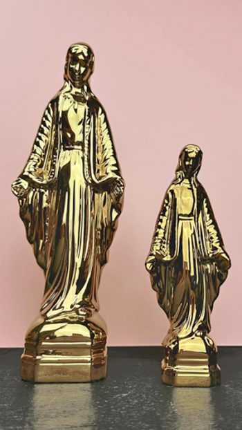 Madonna beeld goud xl