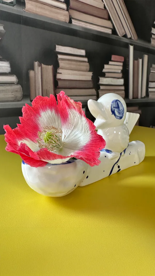 Flower Thief Vaasje Delfts Blauw - Afbeelding 5