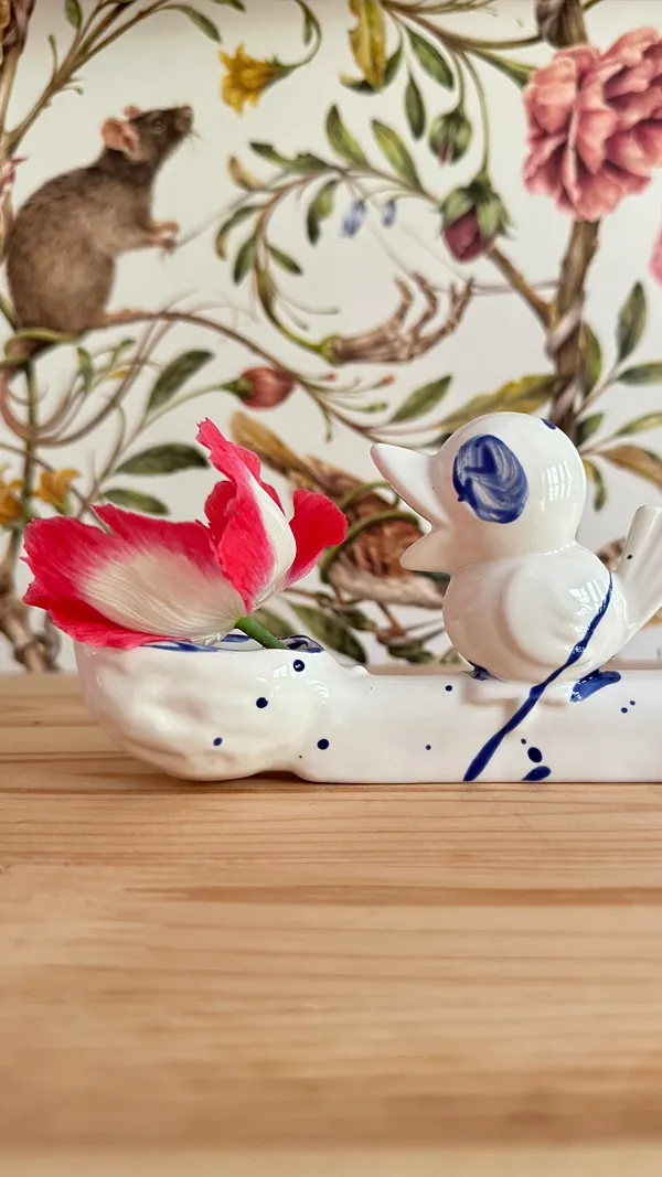 Flower Thief Vaasje Delfts Blauw - Afbeelding 4