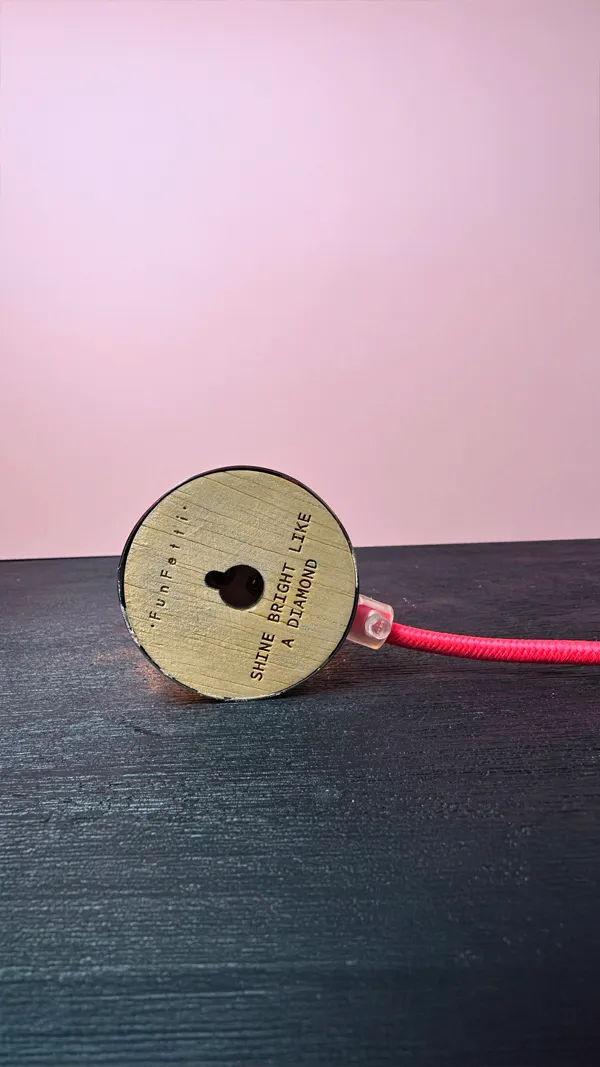 Carrousel lamp - Neon Roze - FunFetti