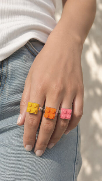 Lego ring; FunFetti.shop
