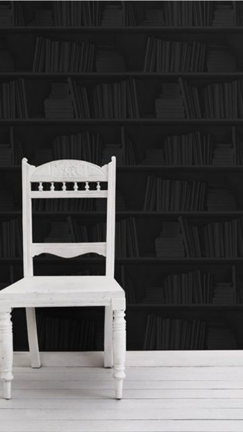 boekenkast behang