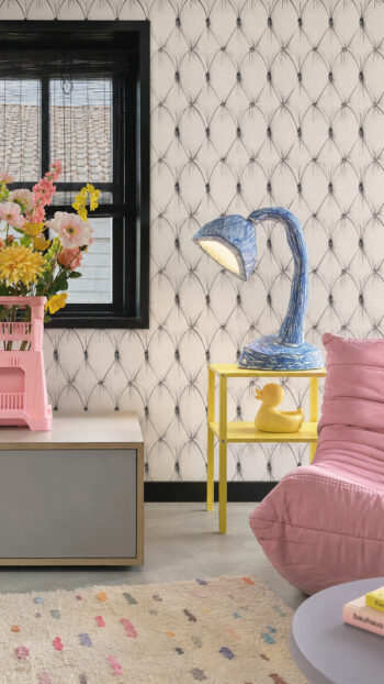 Papier peint Chesterfield en couleur - Mineheart