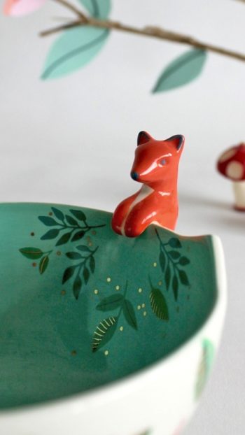 secret garden fox bowl