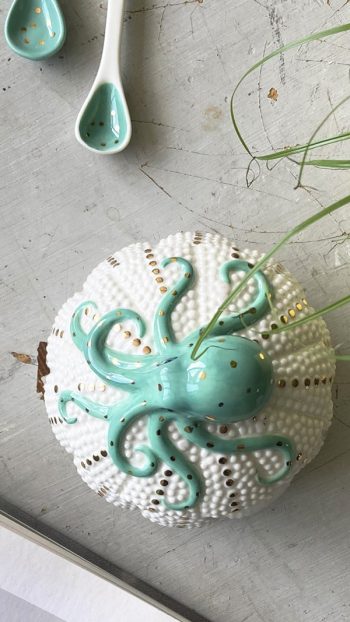 Koraal octopus pot