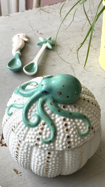 Koraal octopus pot