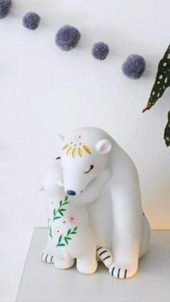 Polar bear led lamp