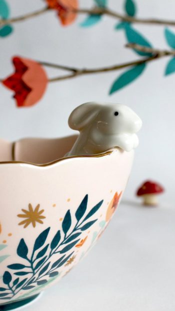 Secret Garden Rabbit bowl