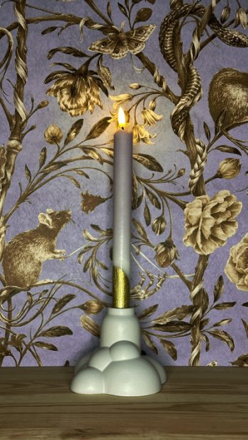 led kaars lila
