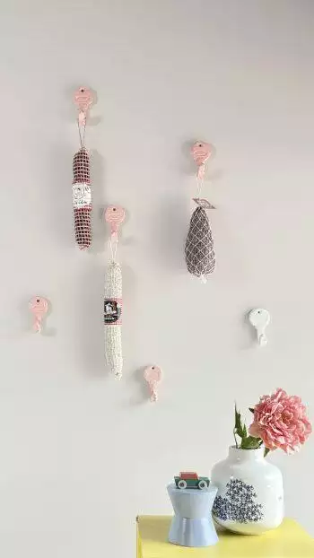 Sleutelhaak Key Roze