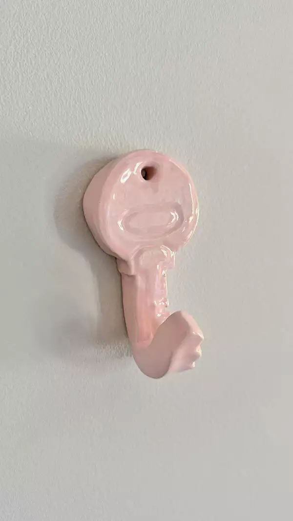 Sleutelhaak Key Roze - Afbeelding 2