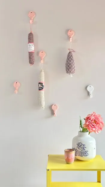 Sleutelhaak Key Roze