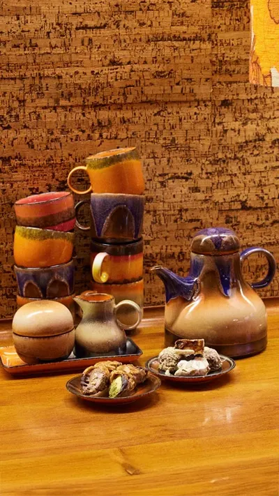 HKliving Coffee Pot Set - Afternoon - Afbeelding 5