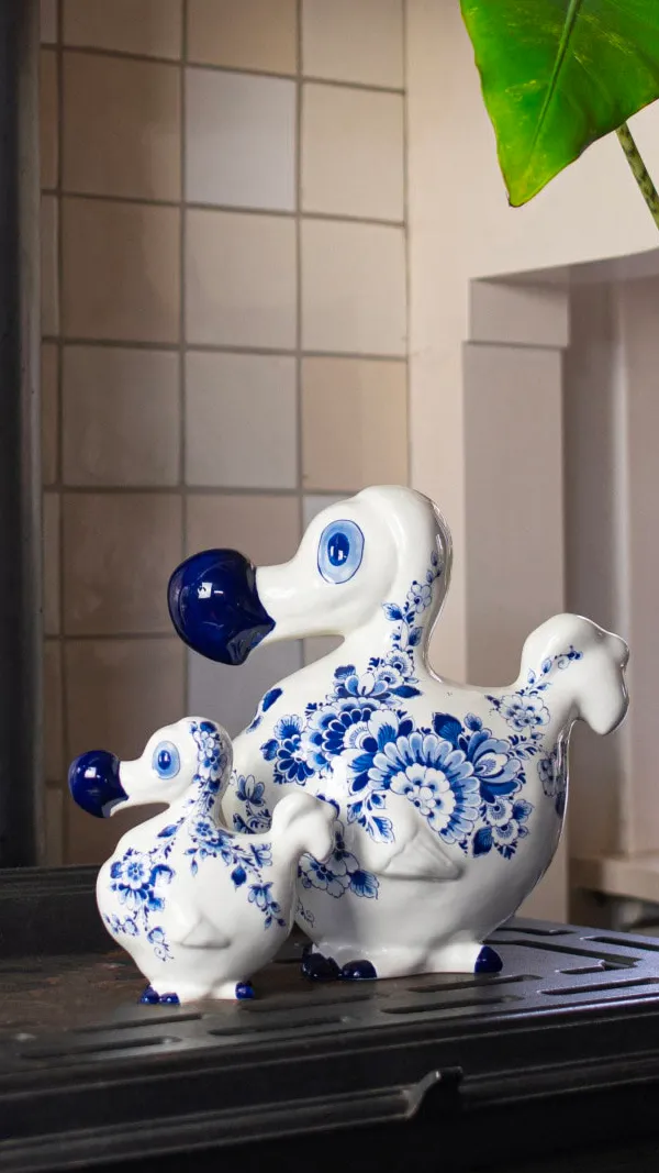 De Blauwe Dodo Groot - Heinen Delfts Blauw - FunFetti