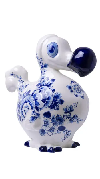 De Blauwe Dodo Groot - Heinen Delfts Blauw - FunFetti