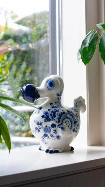 De Blauwe Dodo Groot - Heinen Delfts Blauw - FunFetti