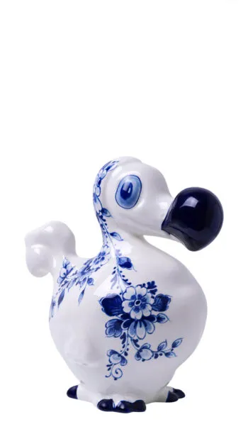 De Blauwe Dodo Klein - Heinen Delfts Blauw - FunFetti