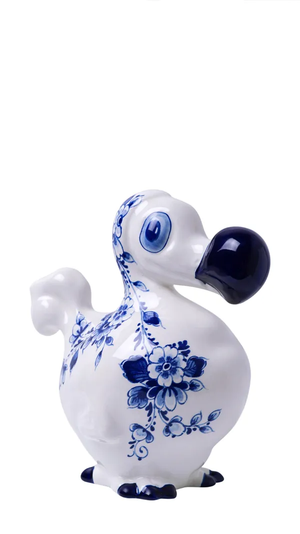 De Blauwe Dodo Klein - Heinen Delfts Blauw - FunFetti