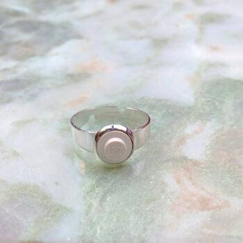 Lego ring single wit