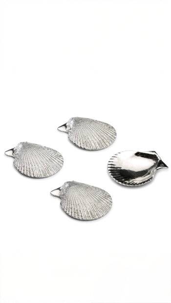 Anovi amuse shells in Silver; FunFetti.shop