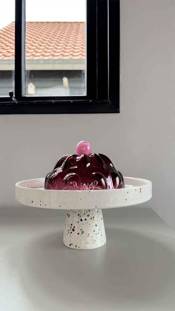 JELLO M - Translucent Raspberry - Studio Berg - FunFetti.shop