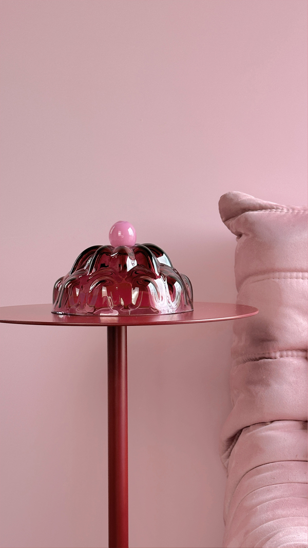 JELLO M - Translucent Raspberry - Studio Berg - FunFetti.shop