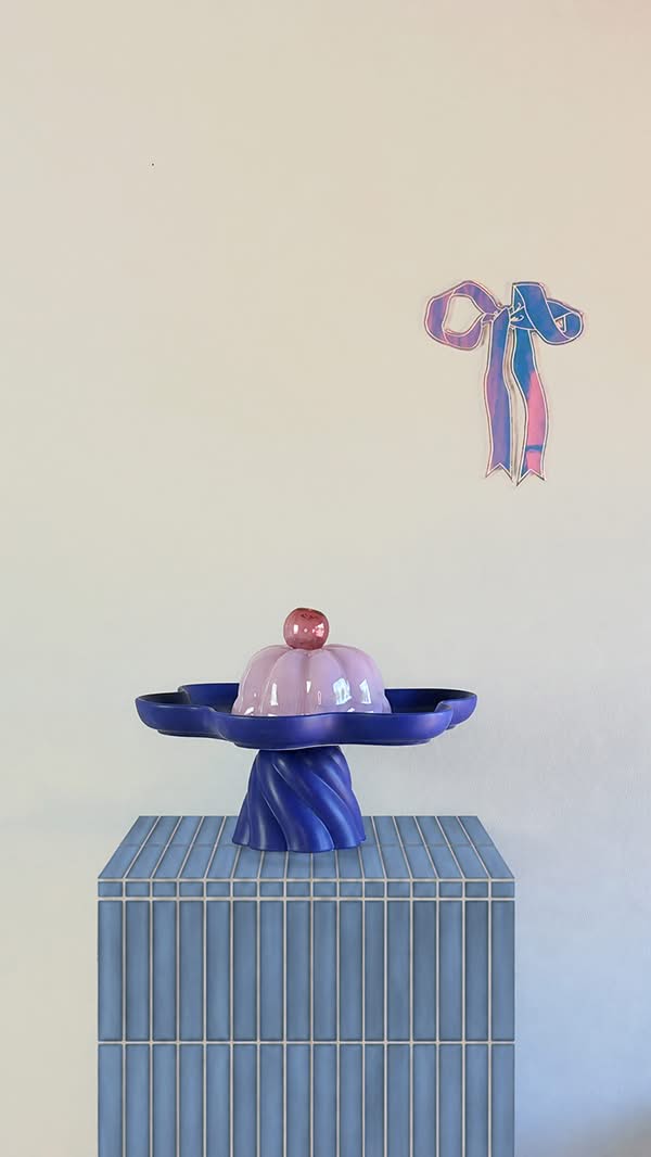 Blue Footed Temple Bowl