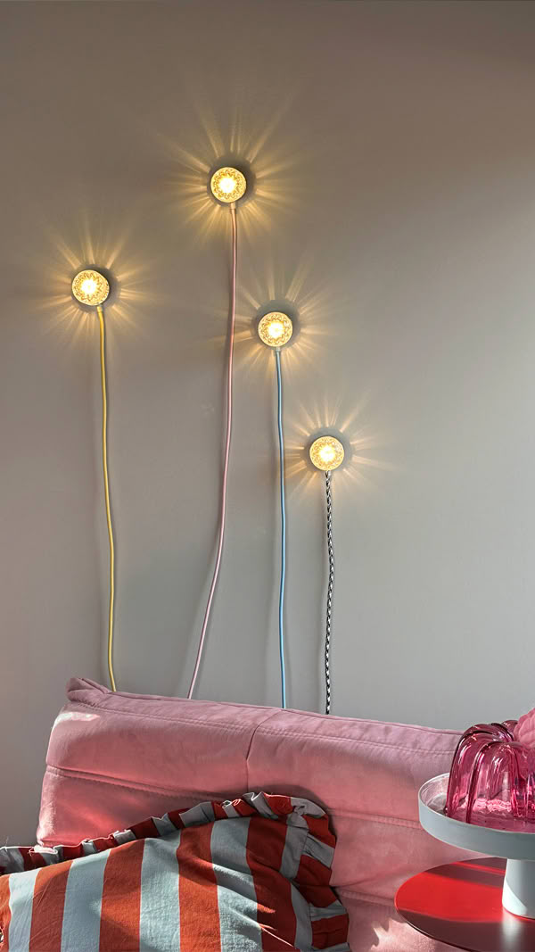 Carrousel lamp - Pied de Poule - FunFetti